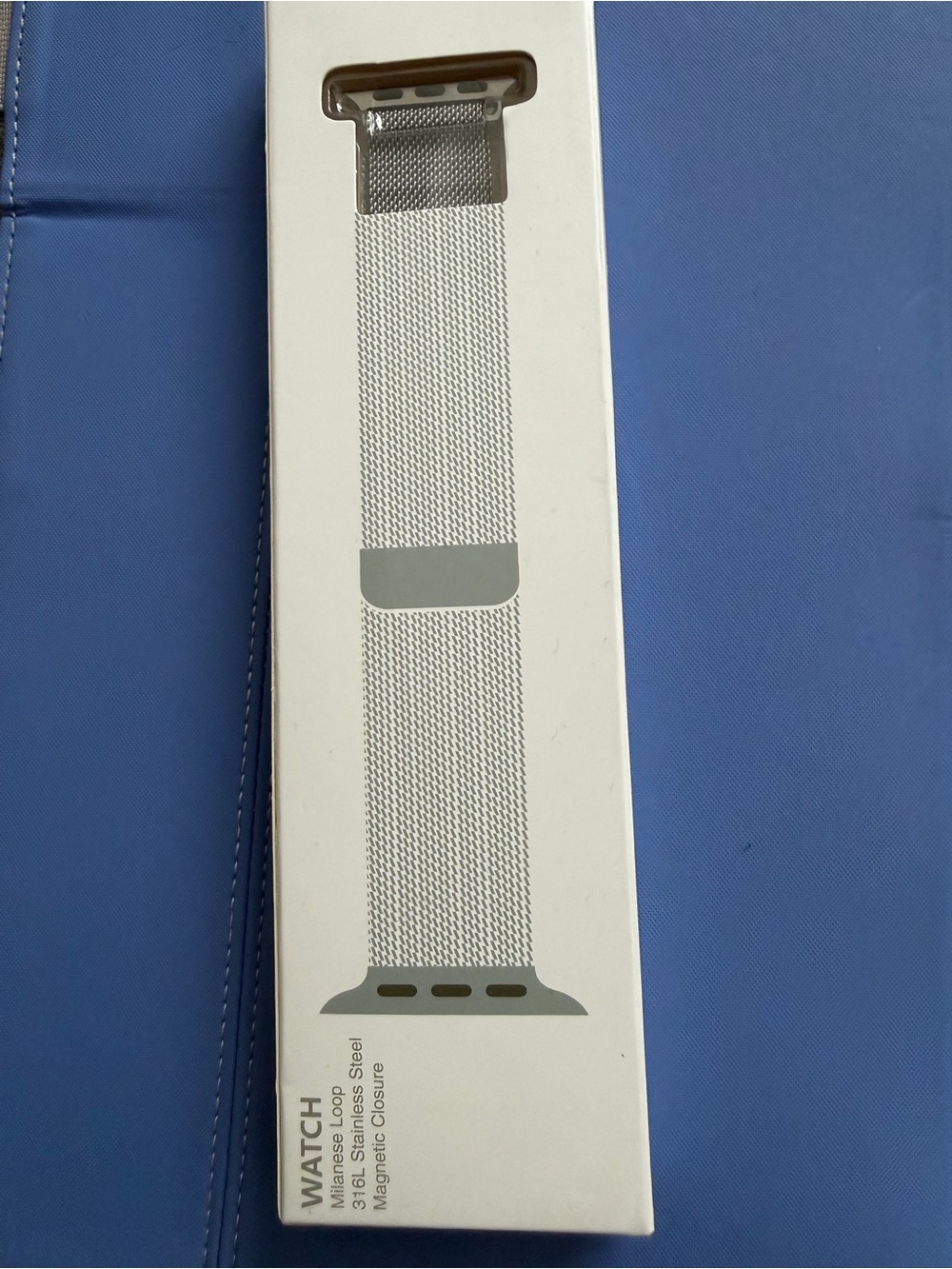 Silver Stainless Steel Milanese Loop Watch Band for Smartwatches